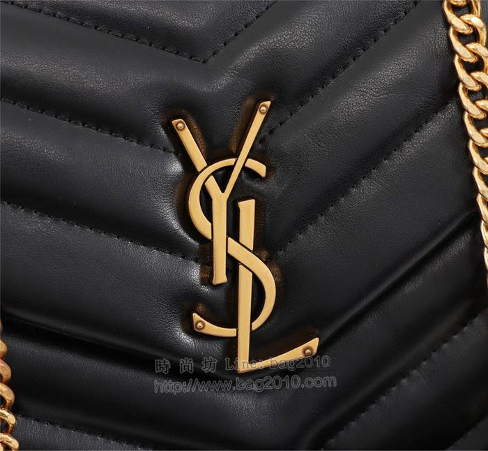 YSL女包 459749 專櫃新款同步 頂級羊皮 聖羅蘭鏈條肩背包  yas1732